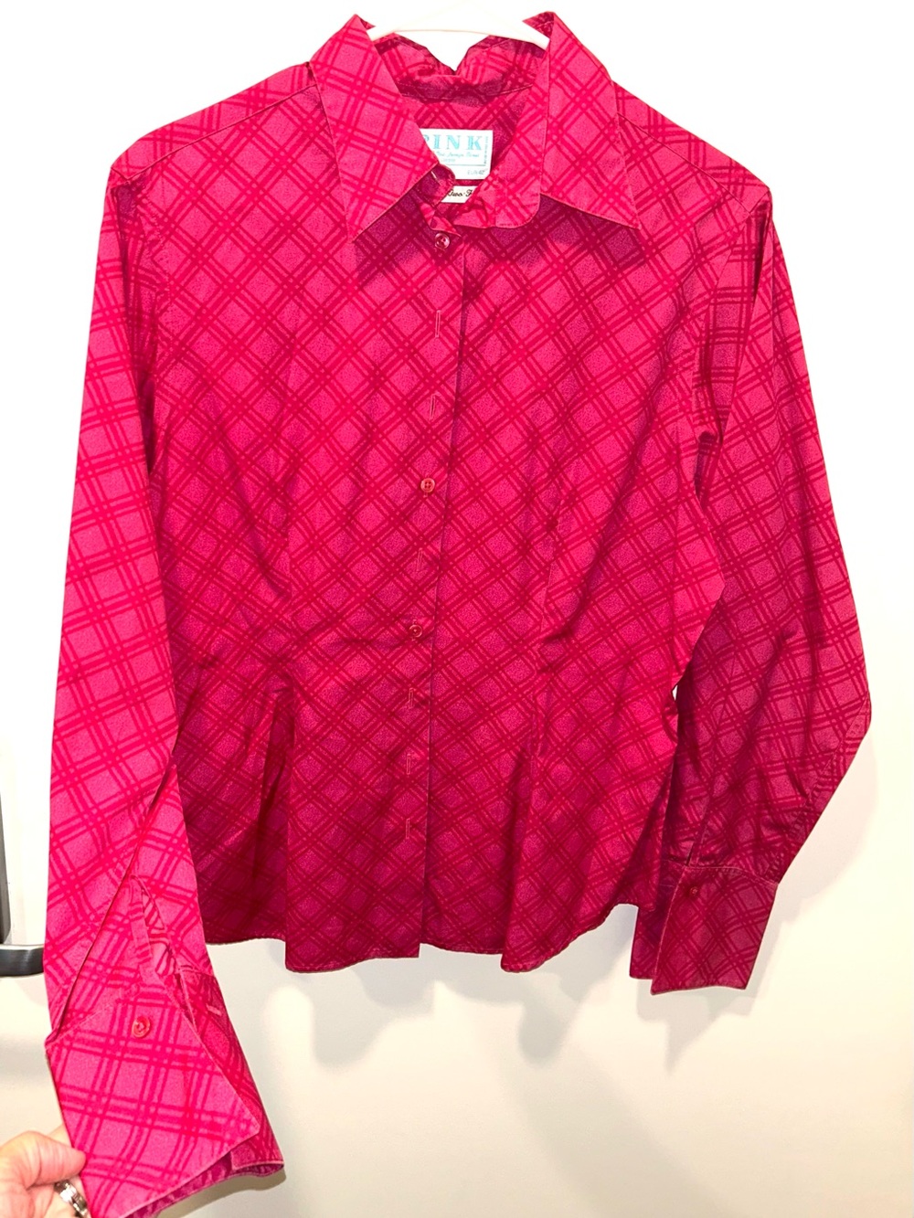 Thomas Pink Jermyn Street London Dress Shirt Size 12 (L)